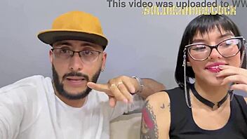 Stunning tattooed Latina kicks off porn career with epic deepthroat! 😲