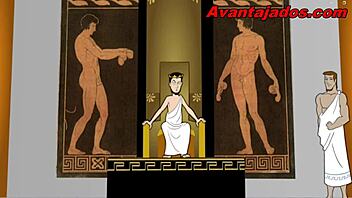 brazilian gay cartoon with pauzudos deuses