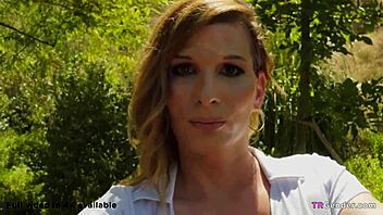 Shemale drilled by straight guy Dane Stewart! 🔥