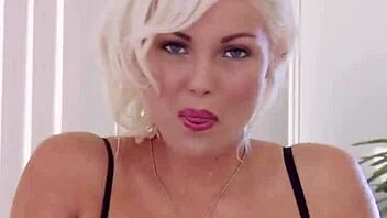 jenna feels pleasure with butt plug in anal sex