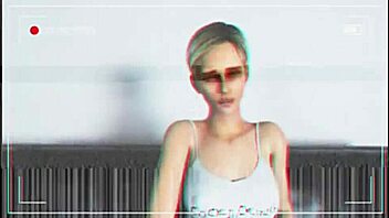 cybil bennett sucks a big cock in 3d porn scene