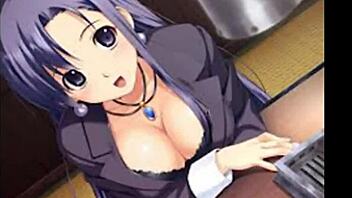 Anime girls look sexy in ecchi style