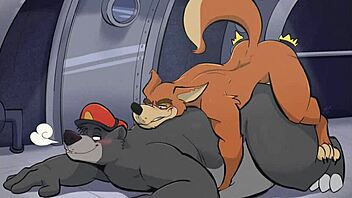 Gay furry doggystyle action in hot compilation!