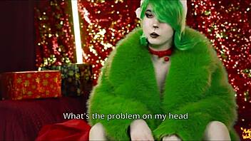 grinch hot christmas creampie mollyredwolf riding with panties and shoes