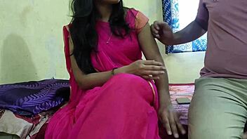 Young Indian bride's intimate hygiene routine with her married sister's husband