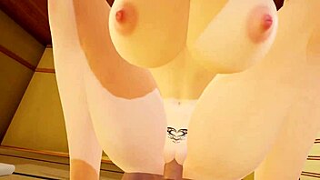 Lady dimitrescu finds you in hentai game