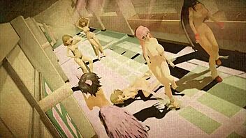 Dancing sailor marine in seductive song and toy play