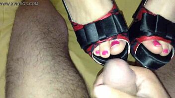 My feet practicing another footjob, want to see?