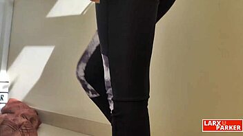 estefania shows her pussy and ass in casting