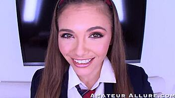 teens love teasing with blowjobs and fucking in hardcore scenes