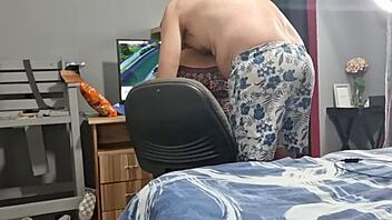 Pssygalore69 gets banged hard while messin’ with Sims, oops!
