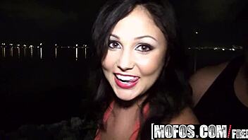 Ariana Marie's steamy public dogging session in Mofos B-sides
