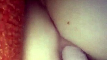 I am amateur teen playing dildo