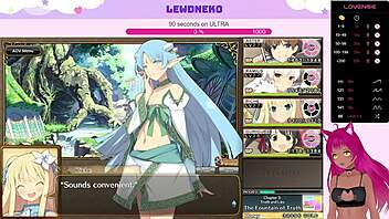 Can Lewdneko Handle The Huge Monster Cock In Evenicle?