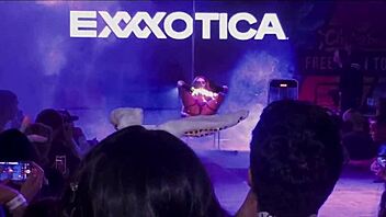 Anastasia Dior celebrates EXXXOTICA anniversary with holiday sex.