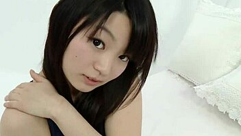 konoha dances in night club with big tits, then masturbates in school swimsuit