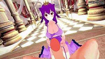 scathach-skadi gets wild in type-moon fantasy throne scene