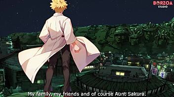 Sakura Haruno and Boruto in 3D Hentai Movie.