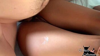 close up of black pussy in pov