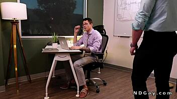 gay co workers rimjob anal fuck office