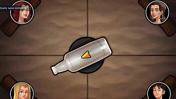 I play Summertime Saga 248 with shaved pussy bent over.