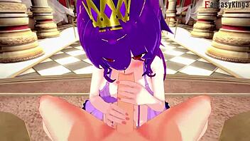 scathach-skadi gets wild in type-moon fantasy throne scene