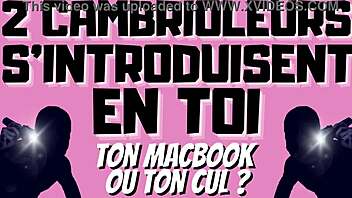 The burglars say, 'We're taking you in double penetration'