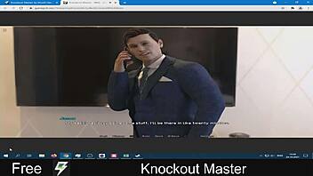 this master knocks out his slave with domination