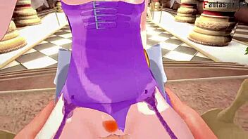 scathach-skadi gets wild in type-moon fantasy throne scene