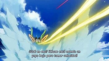 Fan service in anime hentai with big tits and ass