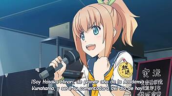 Fan service in anime hentai with big tits and ass