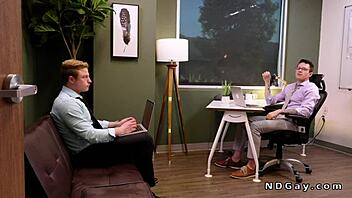 gay co workers rimjob anal fuck office