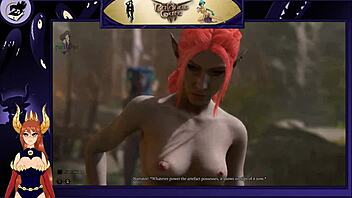In Baldur's Gate 3, Lex Embarks on a Lewd Adventure with Big Tits.