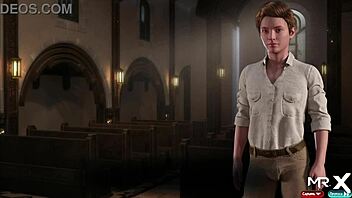 Treasure of Nadia - having sex in front of three girls