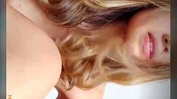 Colombian teen engages in striptease and dildo play with her ass