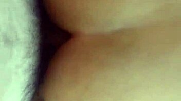 Brunette Neighbor's Ass Hurts From Rough Assfucking And Creampie In POV