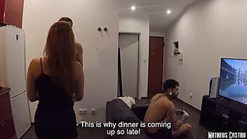 Teen Fucks Friends During PS5 Game!