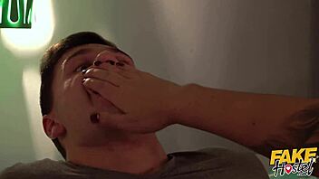 fake halloween in the hostel, stormy sex with dominant woman