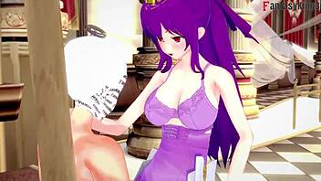 scathach-skadi gets wild in type-moon fantasy throne scene