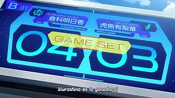 Fan service in anime hentai with big tits and ass