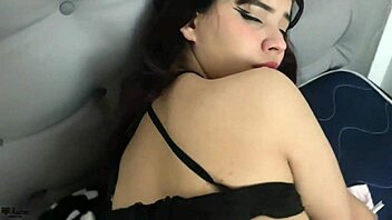 Skinny Latina stepsister gets her pussy filled with cum in hardcore taboo creampie