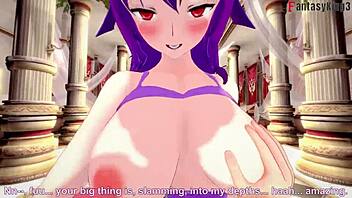 scathach-skadi gets wild in type-moon fantasy throne scene