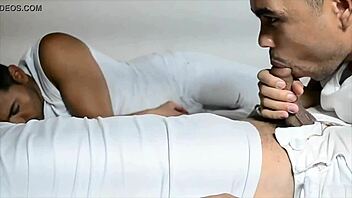 New Year's Party Turns Into A Wild Threesome With Those Hot Guys And Their Big Cocks