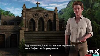 Treasure of Nadia - having sex in front of three girls