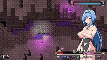Playing nightmare knight in sexy anime game