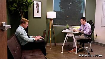 gay co workers rimjob anal fuck office