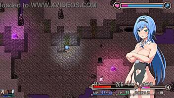 Playing nightmare knight in sexy anime game