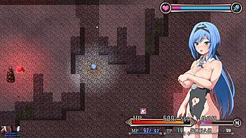 Playing nightmare knight in sexy anime game