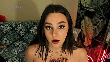 Bratty Mia Nyx humiliates small 18+ dicks in cam countdown. Good girl SPH compilation for tiny cocks.