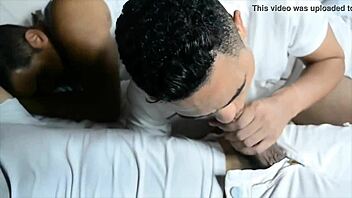 New Year's Party Turns Into A Wild Threesome With Those Hot Guys And Their Big Cocks